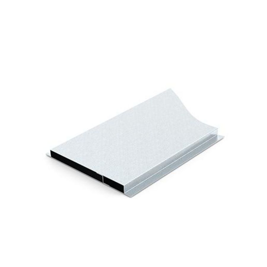 Verzonken vloergoot 18x190mm L2.5m 2 compartimenten
