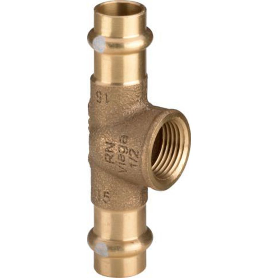 T-koppeling verlopend Profipress S (Solar) 15x1/2"bn.x15mm brons 4517.2 VVE=5