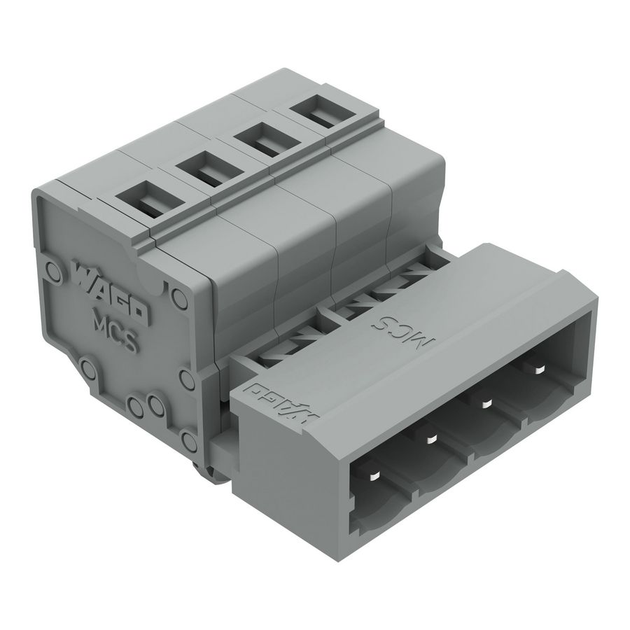 1-draads male steker 2,5mm² grijs 231-604/018-000 VVE=100