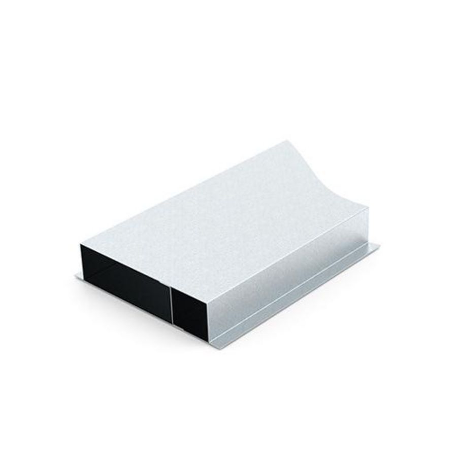 Verzonken vloergoot 190x48mm L2.5m 2 compartimenten
