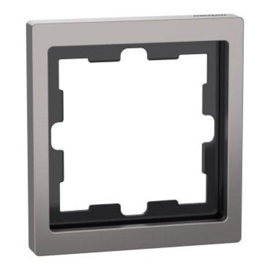 Afdekraam D-Life 1-voudig Metaal Nikkel metallic Systeem D