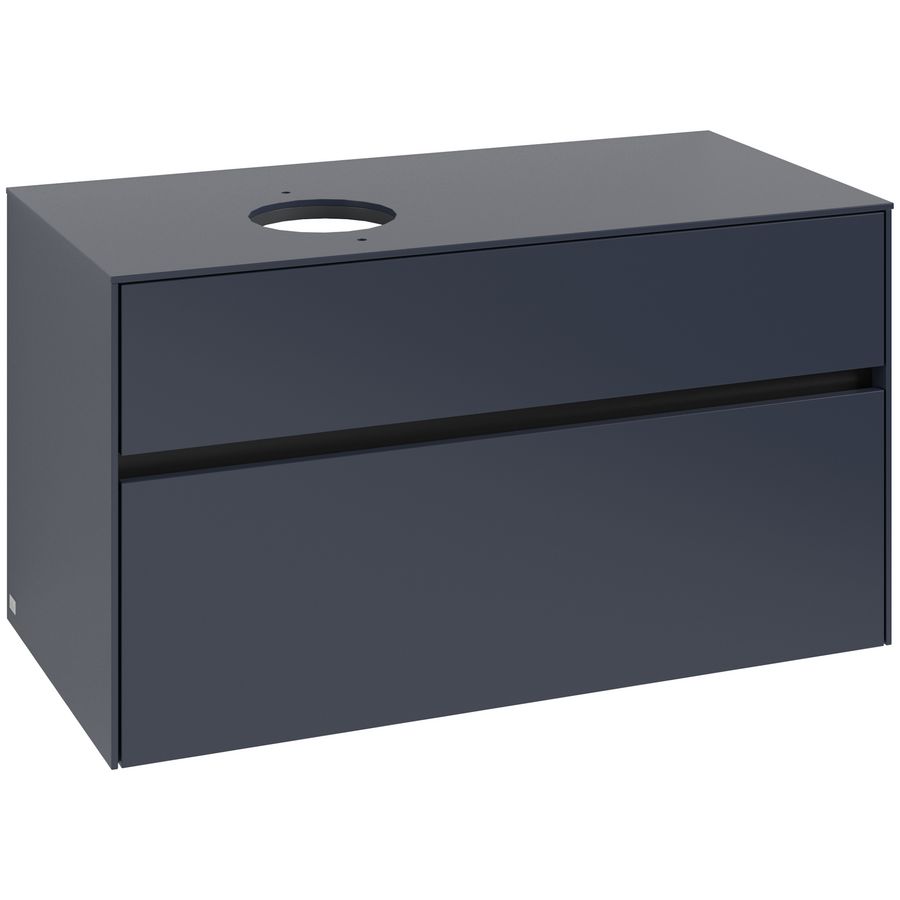 Wastafelonderkast Collaro 1000x548x500mm Marine Blue C039B0VQ