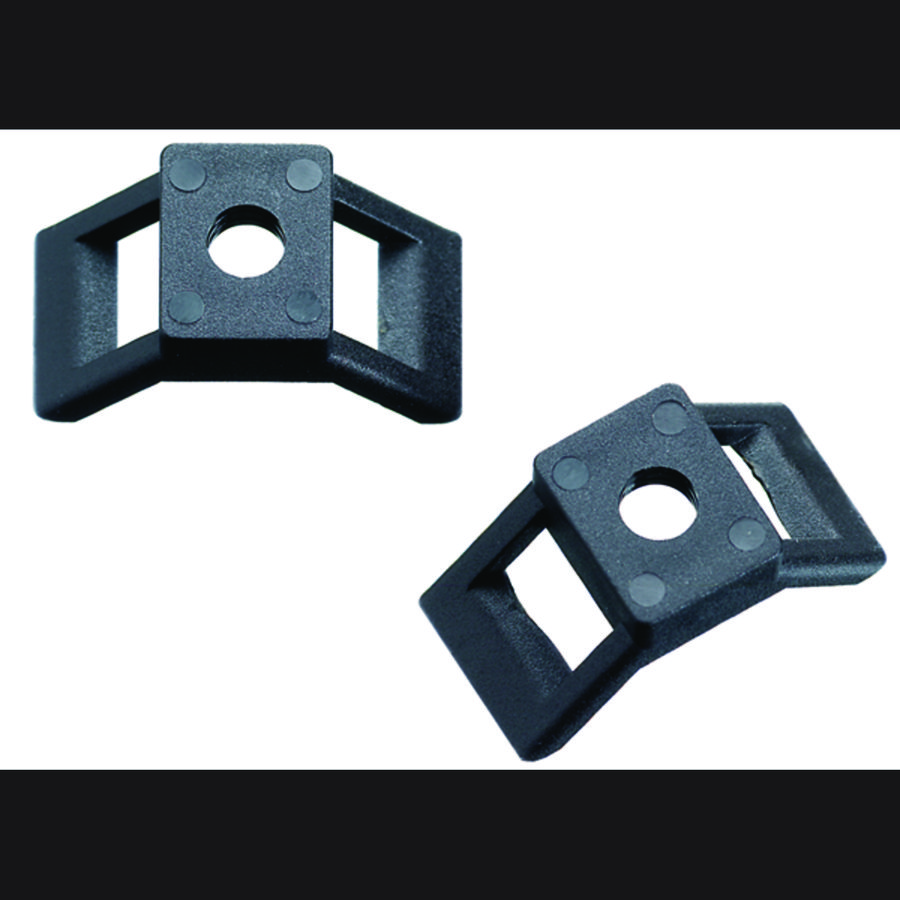 Zak a 100st. Schroefvoet zwart tot 7,8mm