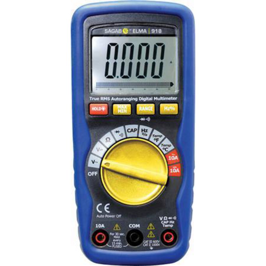 Sagab by Elma 918 TRMS Multimeter