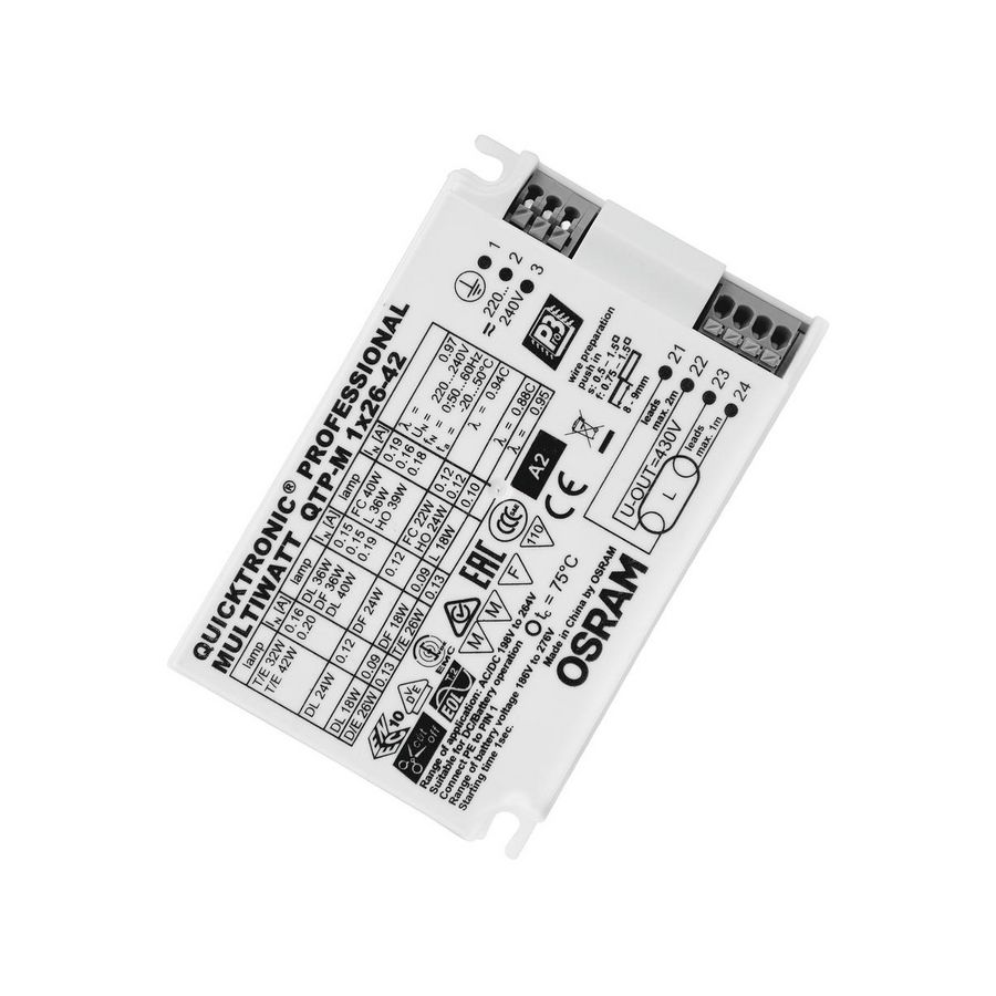 Voorschakelapparaat QTP-M 1X26 42 MULTIWATT