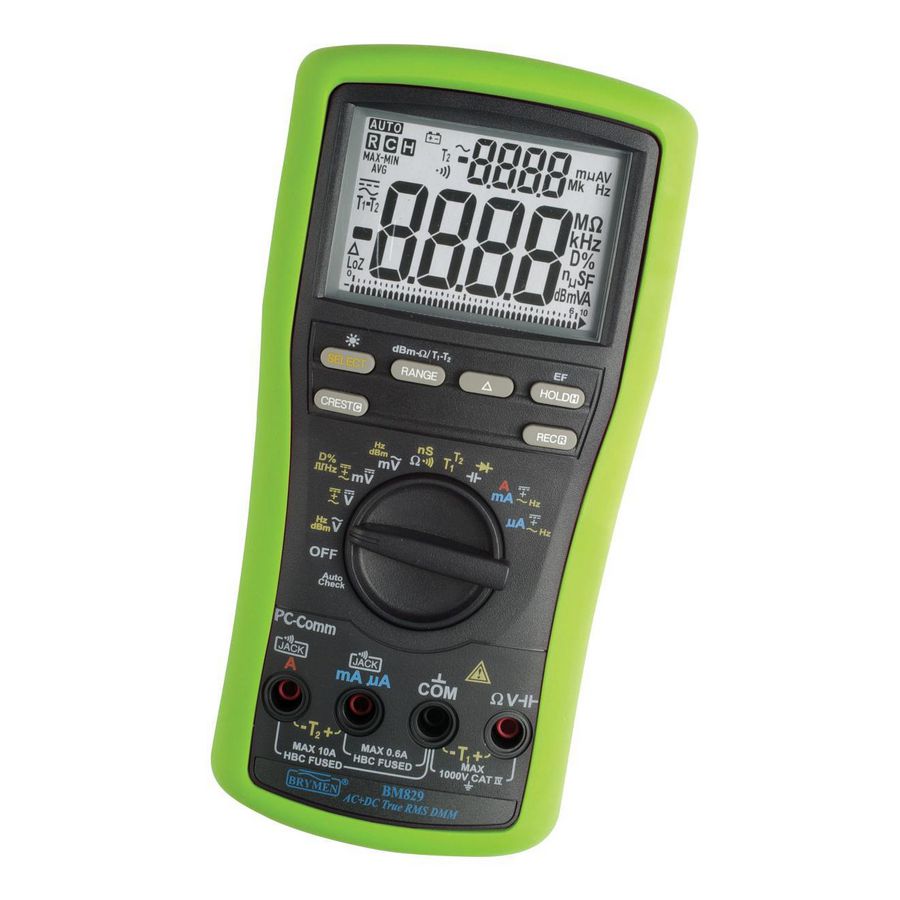 Digitale multimeter TRMS CAT IV 1000V AC/DC