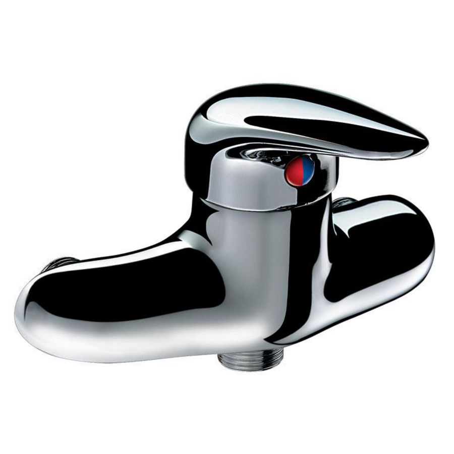 Douchemengkraan M1/2" regelbare hartafstand 100-120mm