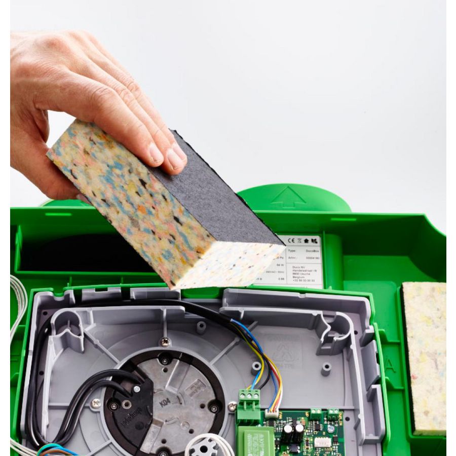 Woonhuisvent. DucoBox Silent pluspak. perilex connect focus
