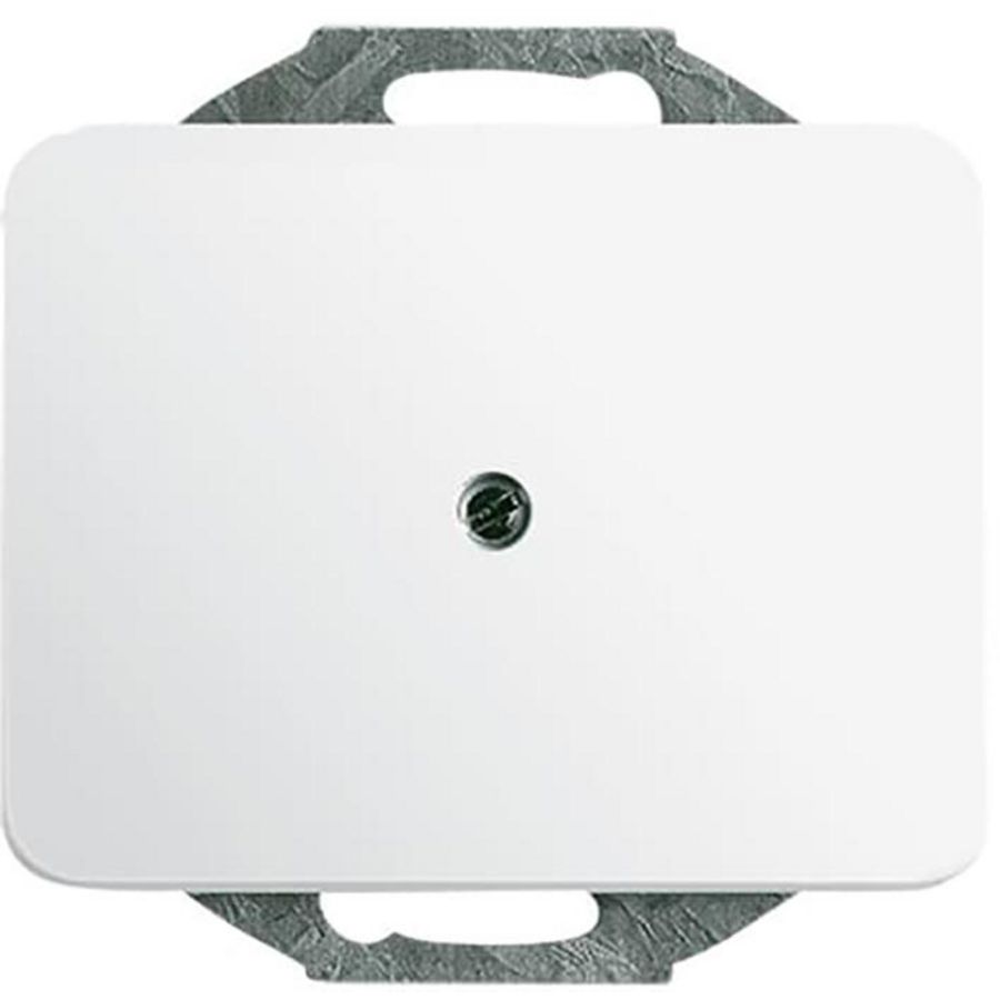 Centraalplaat inb draag zwakstr boring 10mm a-albast/st wit (1749-24G)