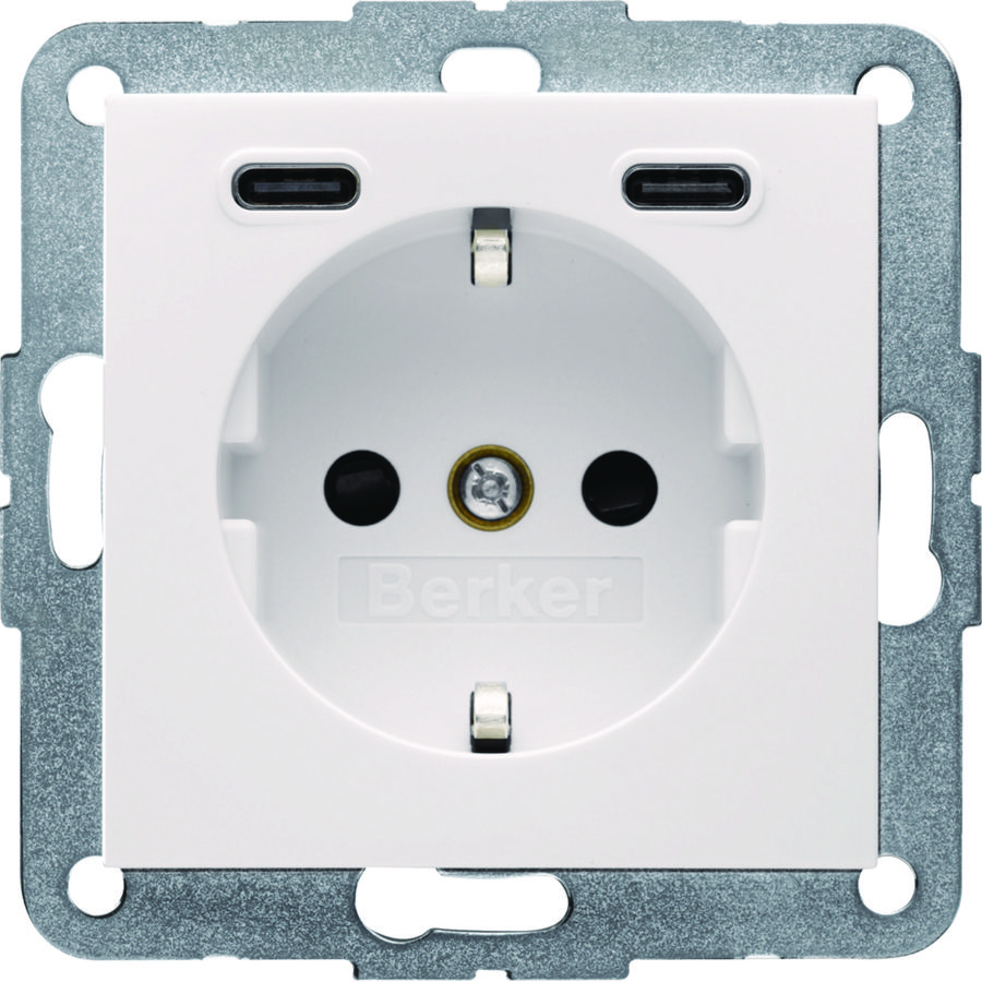 WCD RA 2xUSB C (PD) S.1 wit glz.