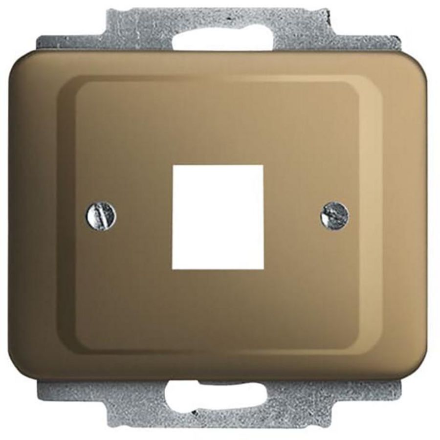 Centraalplaat 1 x MJ 216000-2/216005-4 a-brons (2561-21)