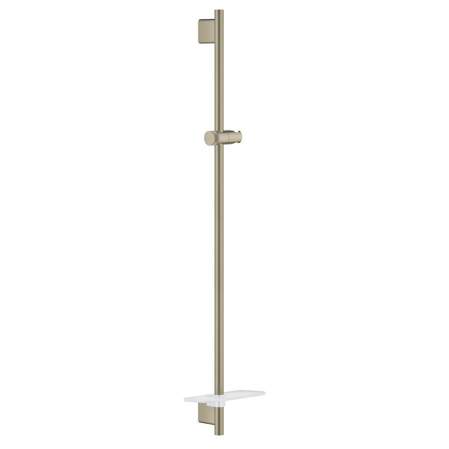 Glijstang Rainshower smartactive 900mm + zeepschaal geborsteld nickel
