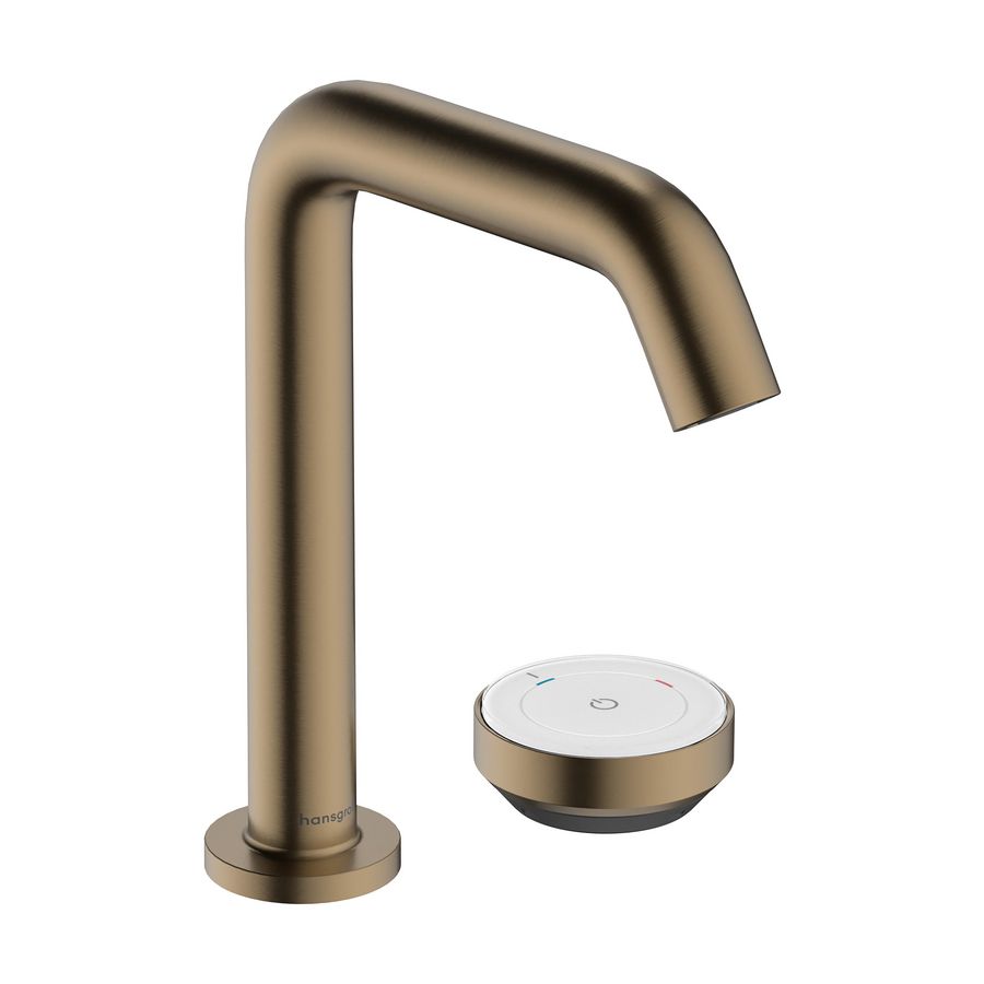 Tecturis S 2-gats wastafelkraan 150 CoolStart met afvoer Brushed Bronze