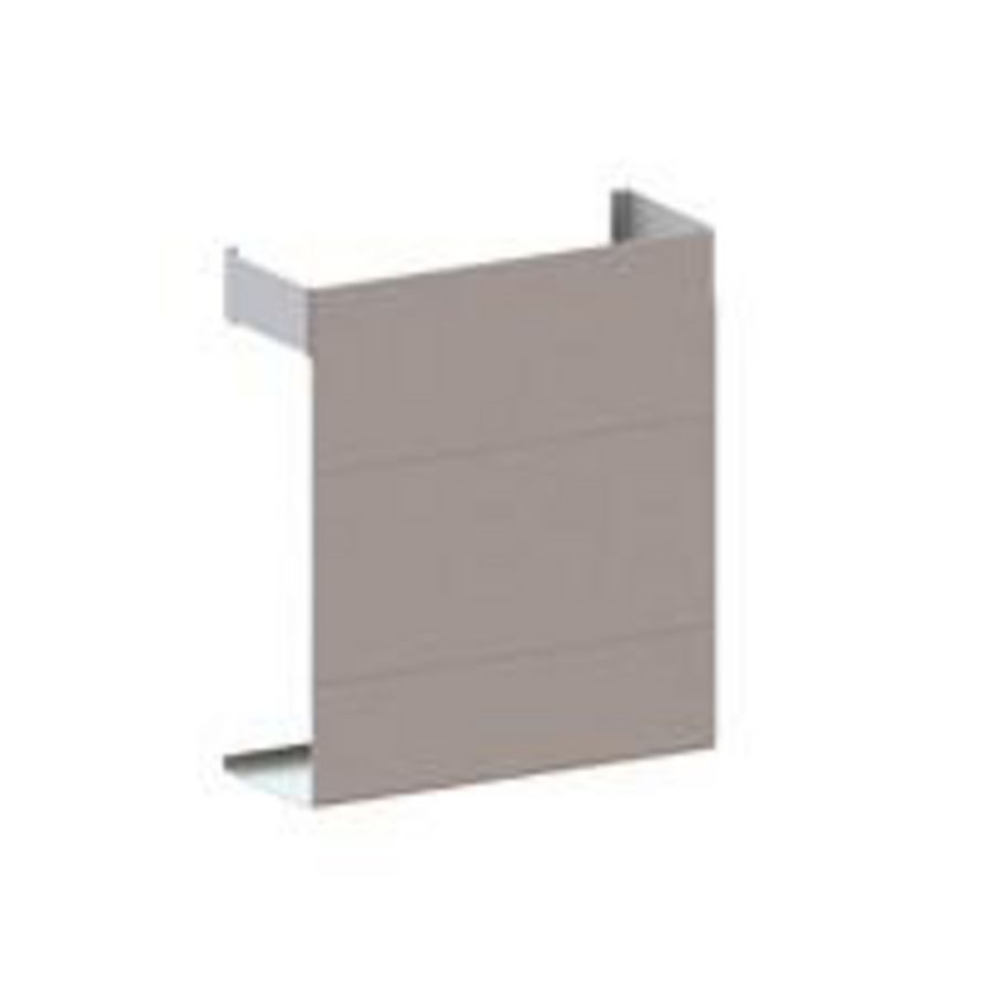 Overzet T-stuk 130/130 RAL9010