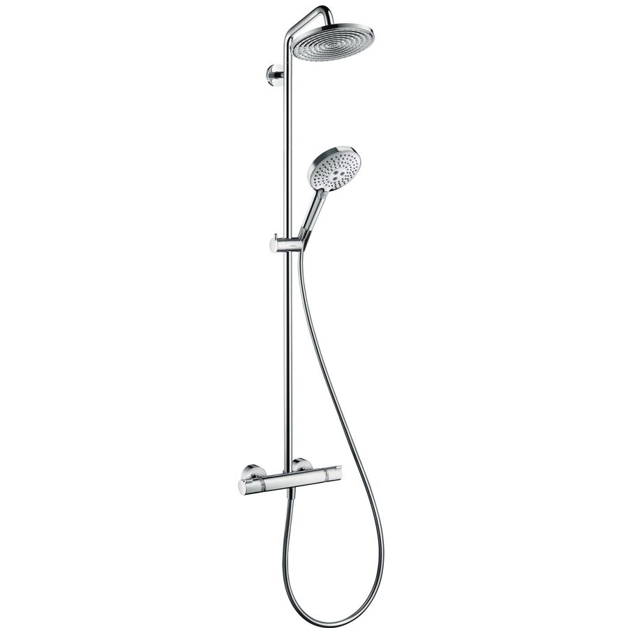 Raindance Select Air 240 Showerpipe chroom badthermostaat /glijstang