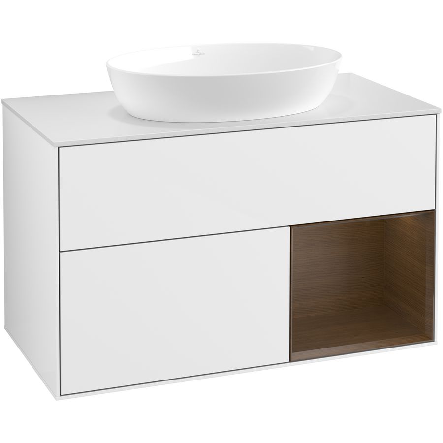 Wastafelonderkast Finion 1000x603x501mm G.White.L GA21GNGF