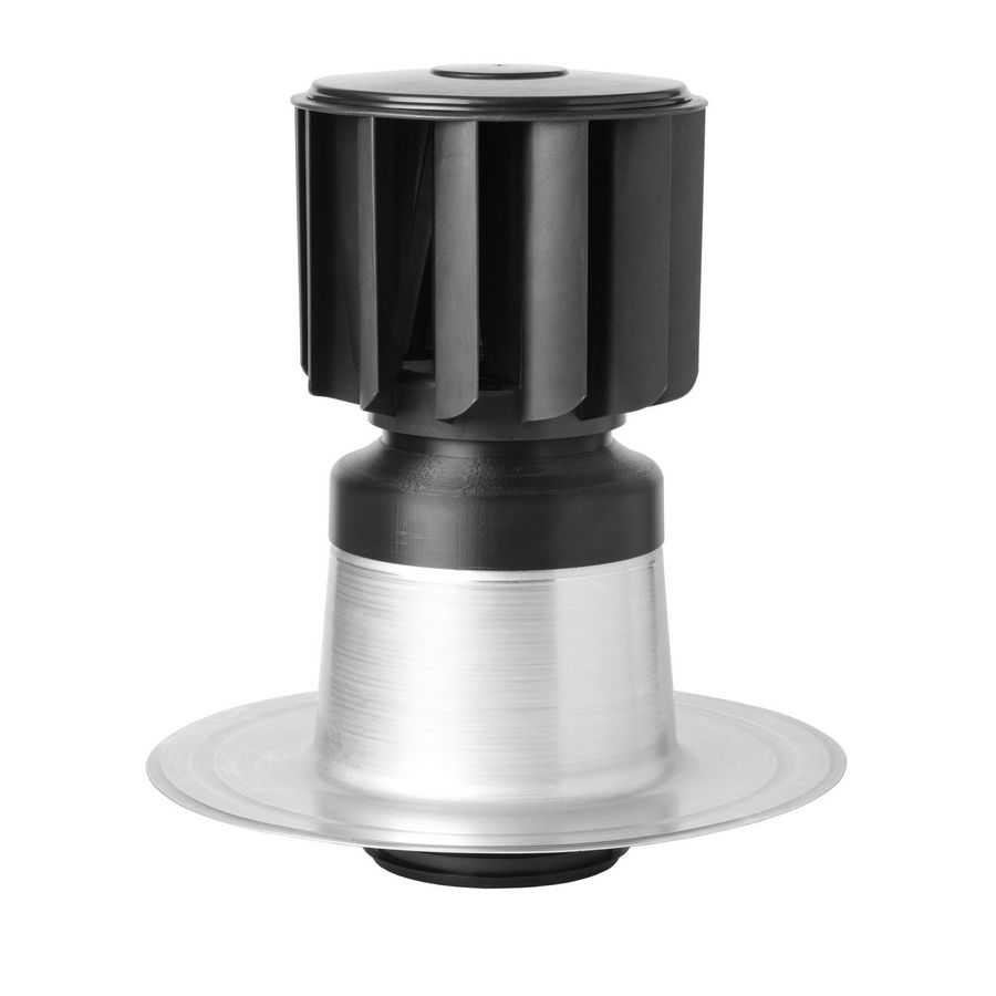 Windgedreven kap Vent-Alu Rotor PP 110-125mm incl. DW plakplaat
