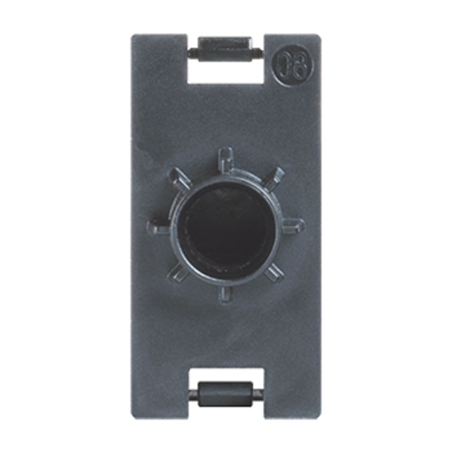 Afsluitplaat kabeluitvoer 1 module 9mm LivingNow