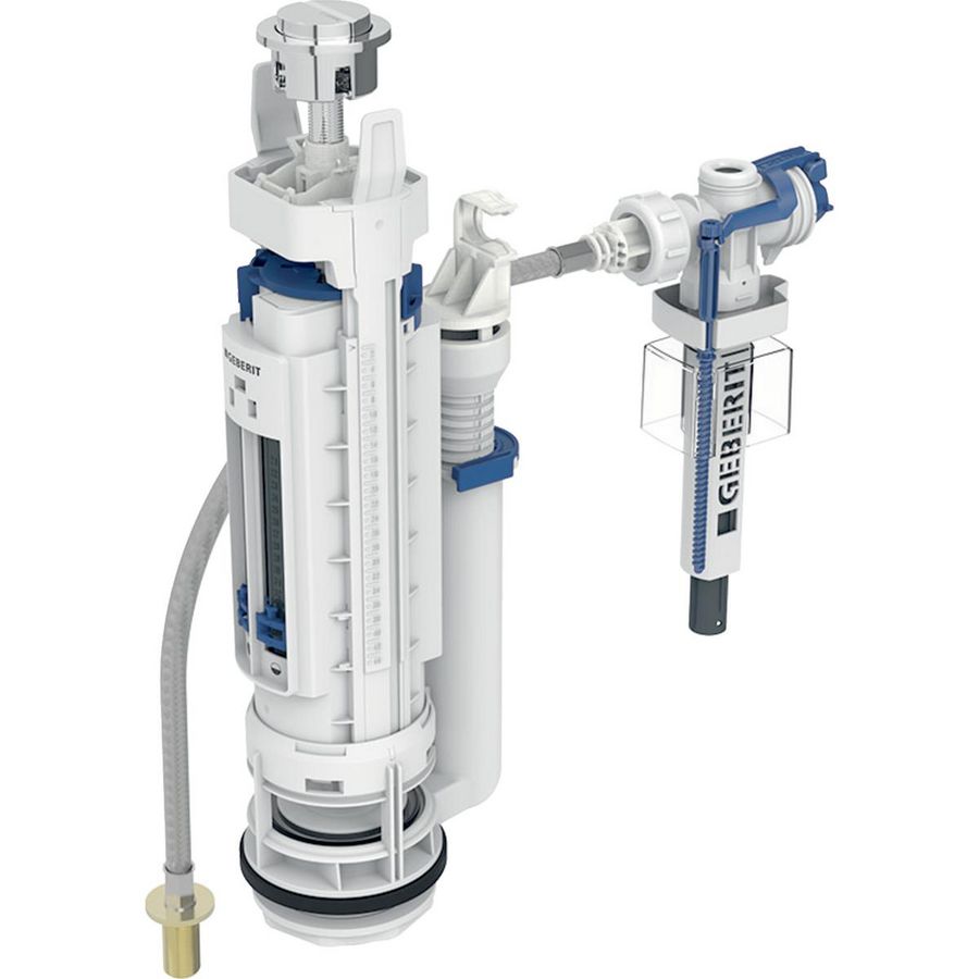 Bodemventiel universeel type 290-383 duoblok gr/spoeling