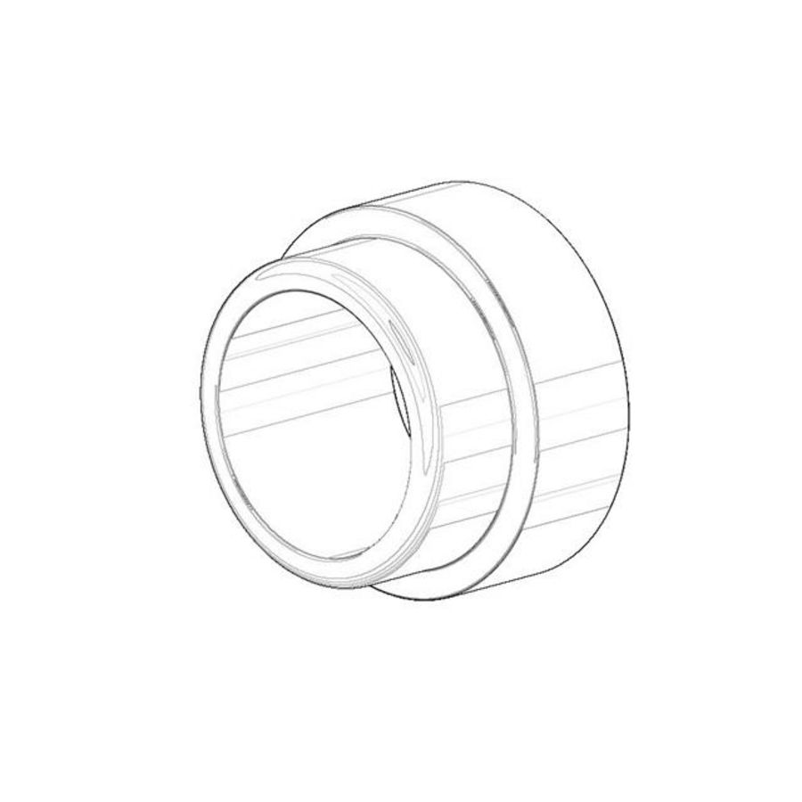 Huls voor toiletrolhouder 60x100x10mm 08184050290