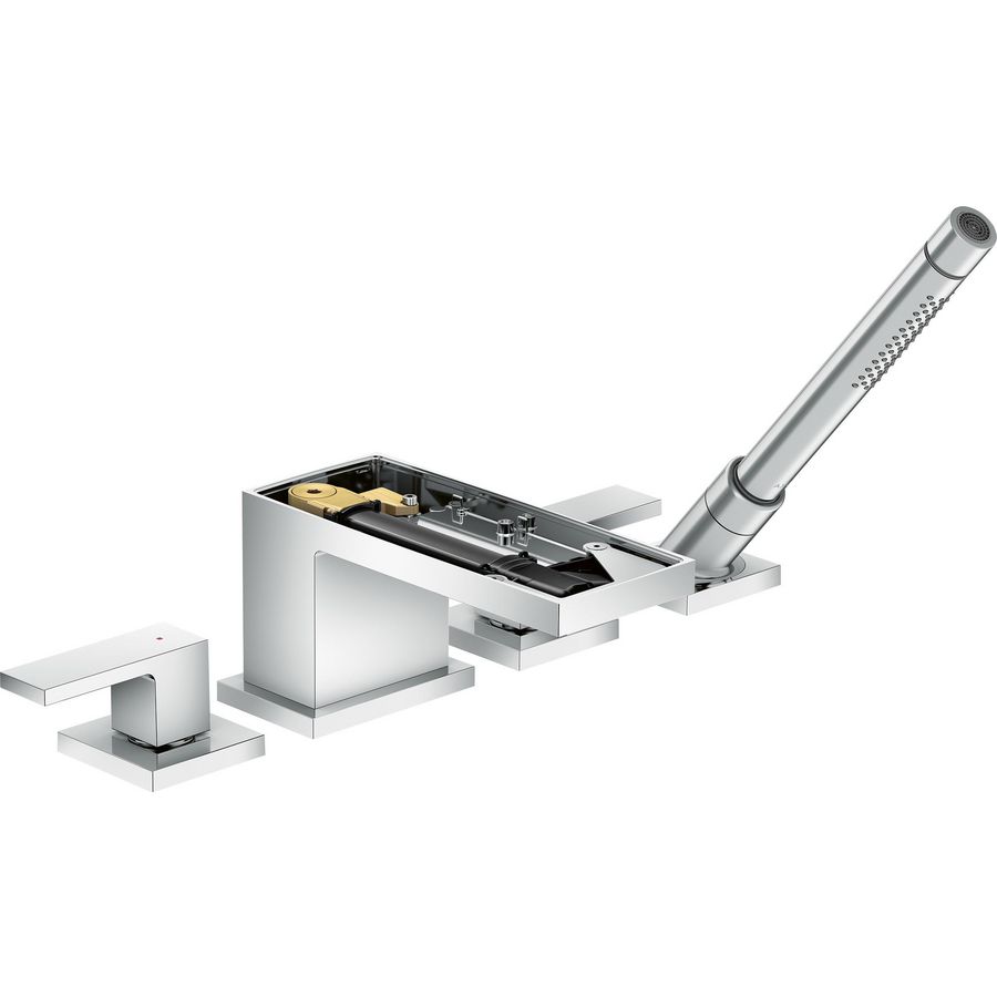 AXOR MyEdition 4-gats badrandmengkraan zonder plaat chroom