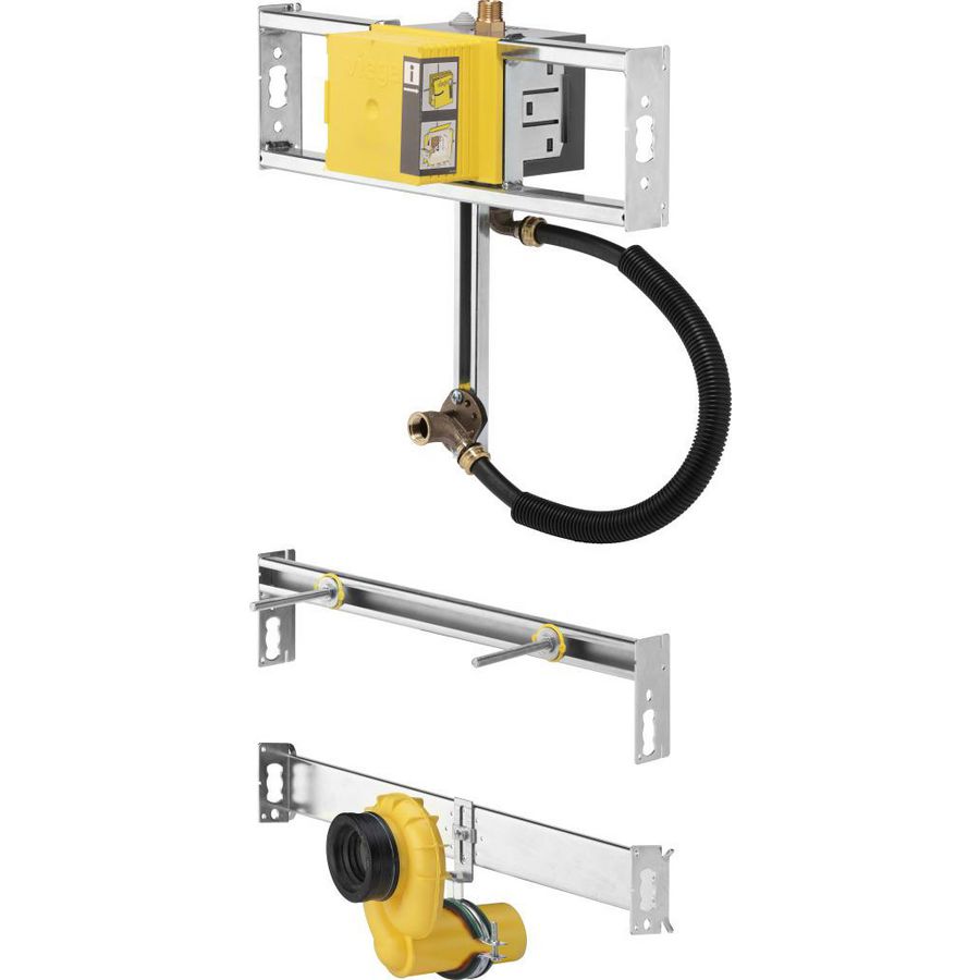 Urinoir-module 1120 1300x420mm staal/verzinkt