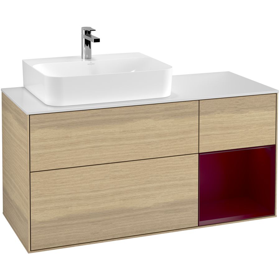 Wastafelonderkast Finion 1200x603x501mm Oak Veneer G151HBPC