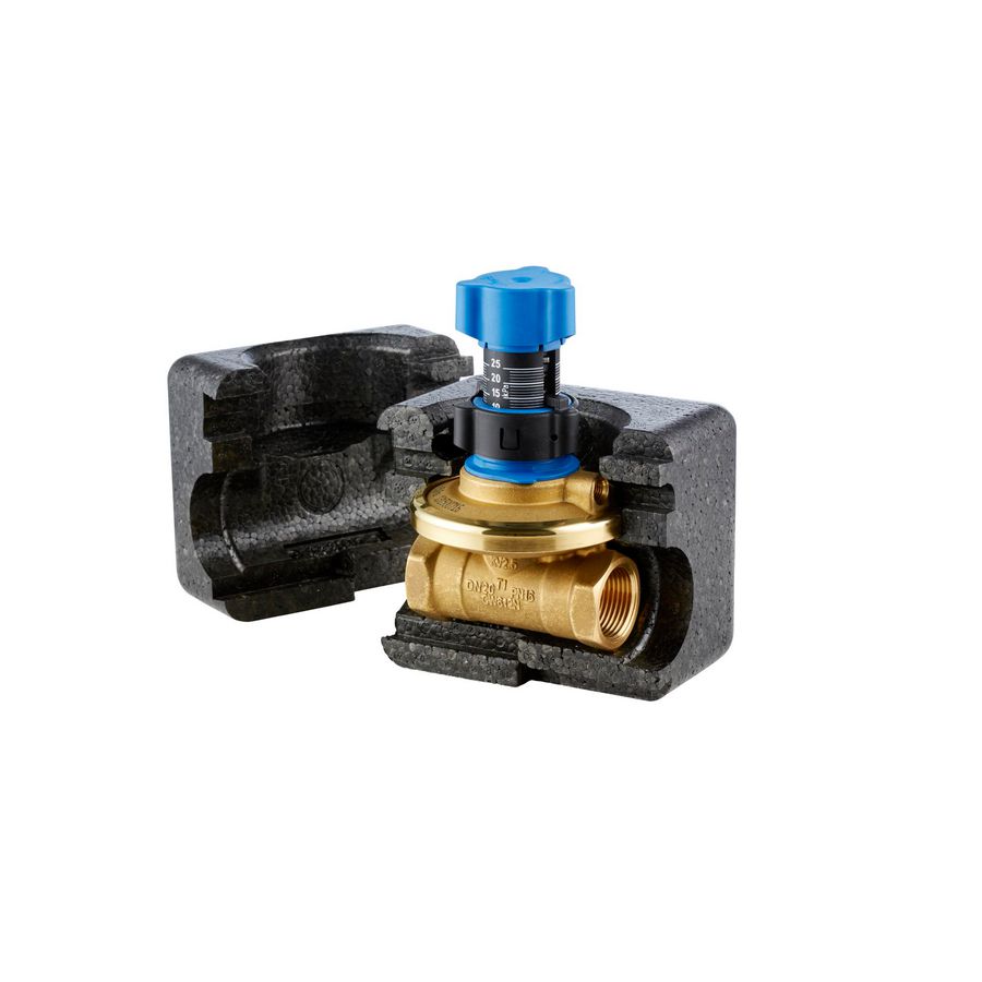 Drukverschilregelaar ASV-PV DN15 5..25kPA 1/2"bn.dr. met EPP isolatie