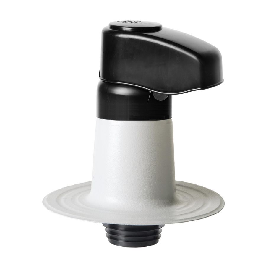 Kabeldoorvoer geisoleerd plakplaat alu. 100mm PVC-gecoat