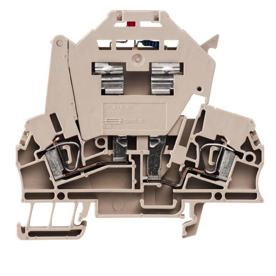 Zekeringsklem d.beige 2.5mm² 6.3A 2 1616440000 VVE=50