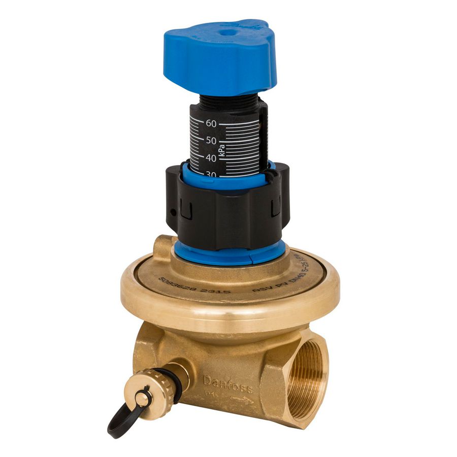Drukverschilregelaar ASV-PV DN20 20..60kPa 3/4"bi.dr. ongeisoleerd Danfoss