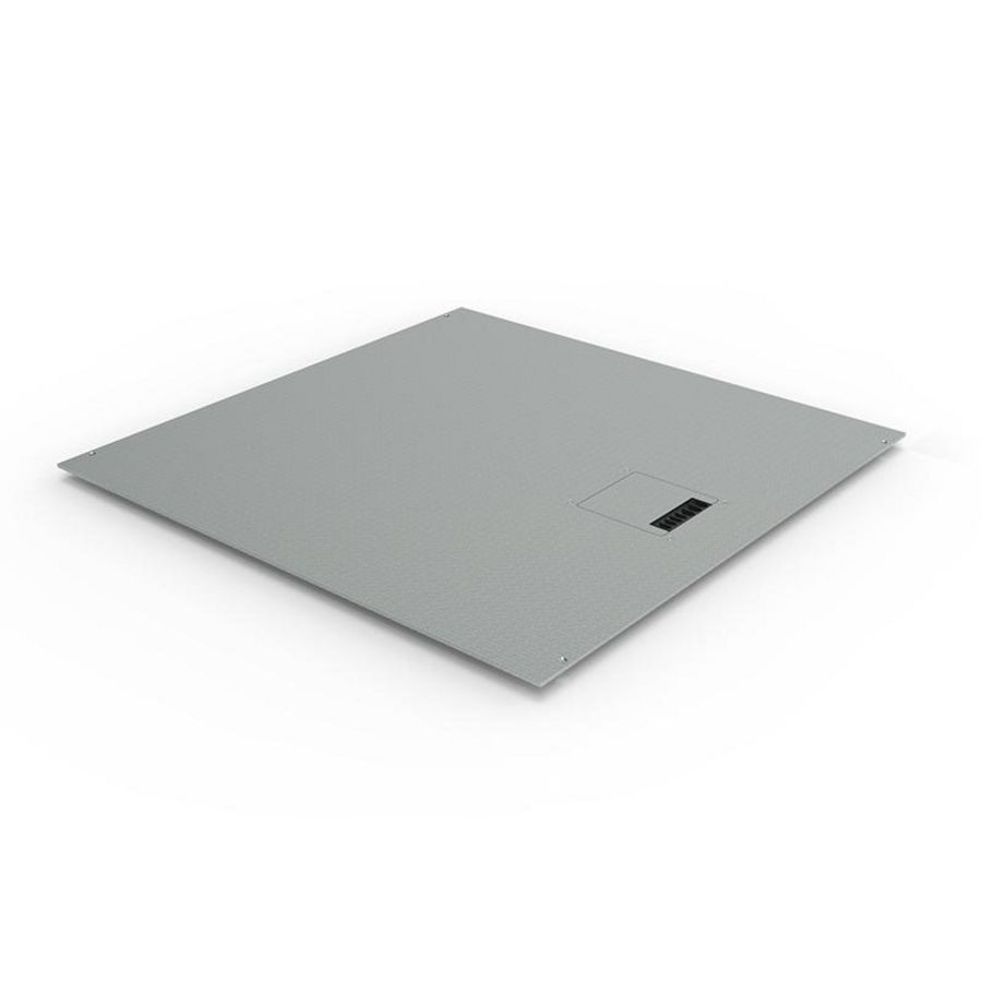 HPL deksel open vloergoot V600 - inclusief kabeldoorvoer 100x100mm