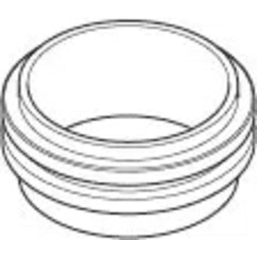 Ring 38,8x17mm ruw vernikkeld