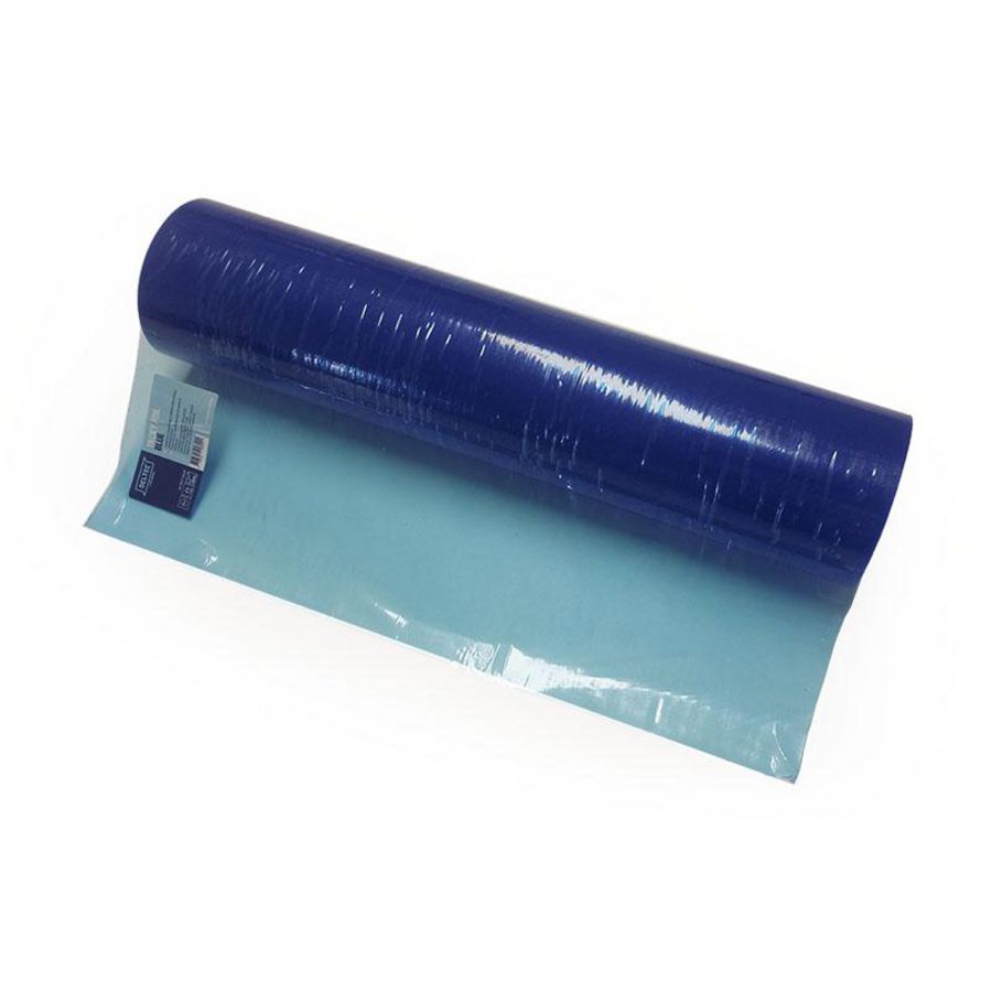 Kleeffolie open vloergoot 500mm - lengte 100 meter, kleur blauw