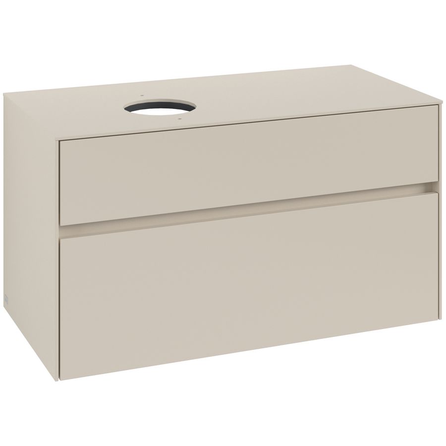 Wastafelonderkast Collaro 1000x548x500mm Cashmere Grey C03900VN