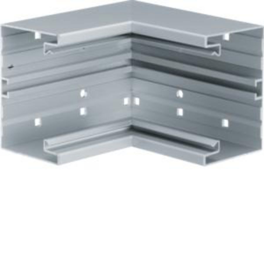 Binnenhoek aluminium voor goot BRA 65x100mm natuurgeeloxeerd