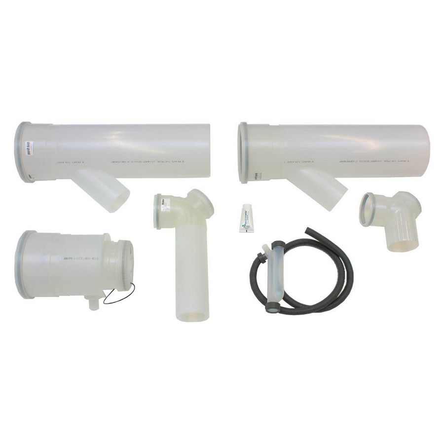 Basisset voor 2 ketels DN 160 PP