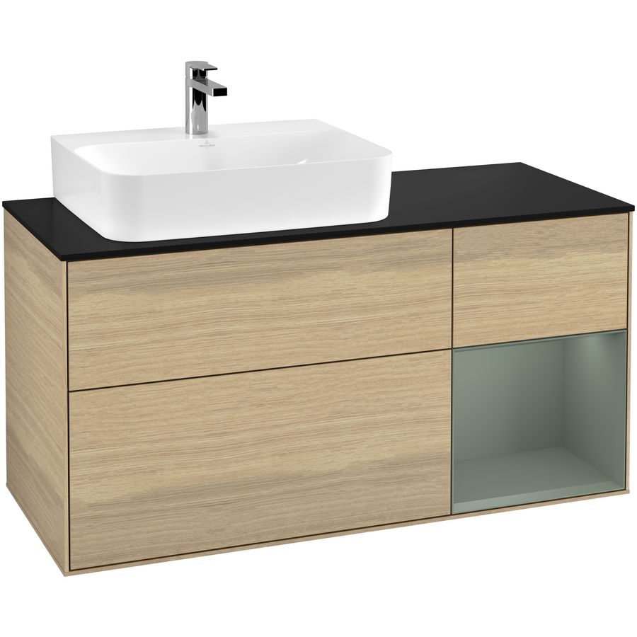 Wastafelonderkast Finion 1200x603x501mm Oak Veneer G152GMPC