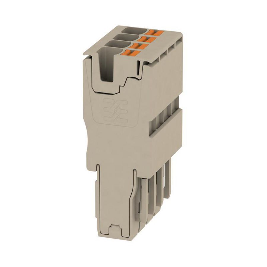 Plug PUSH IN d.beige 4mm² 32A 800V co 2540490000 VVE=25