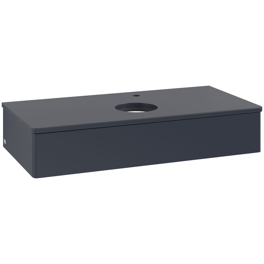 Wastafelonderkast Antao 1000x190x500mm Mid.Blue Matt Lacquer K09050HG