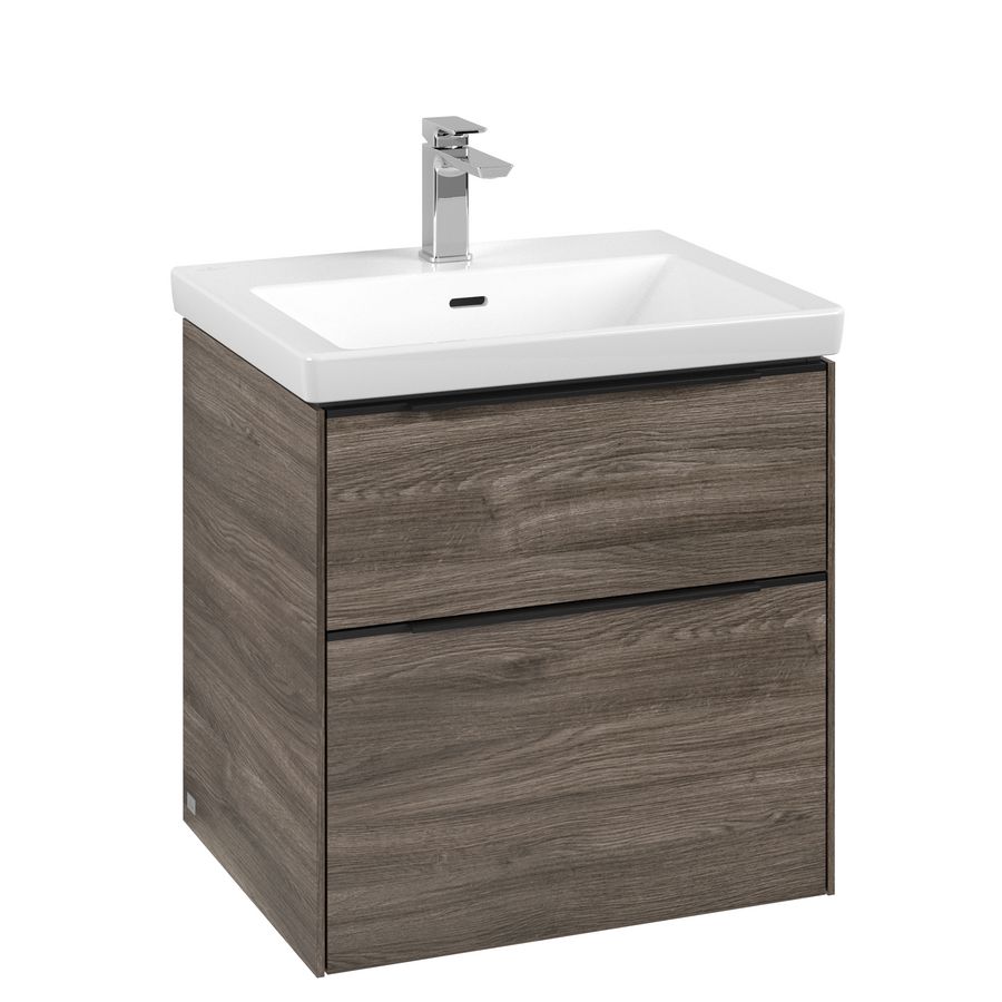 Wastafelonderkast Subway 3.0 572x576x478mm Stone Oak C578L1RK