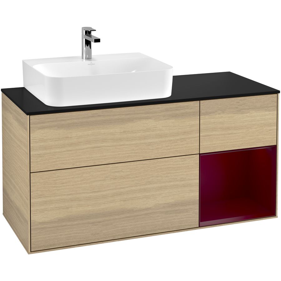 Wastafelonderkast Finion 1200x603x501mm Oak Veneer G152HBPC