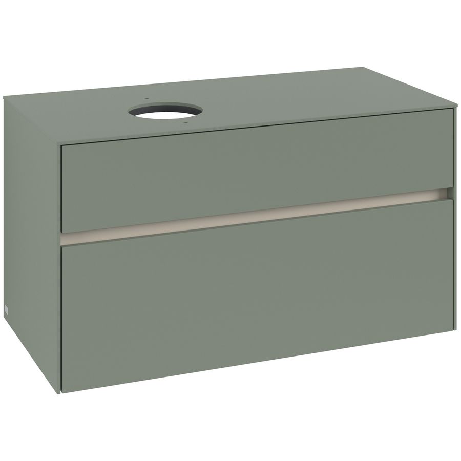 Wastafelonderkast Collaro 1000x548x500mm Soft Green C03900AF