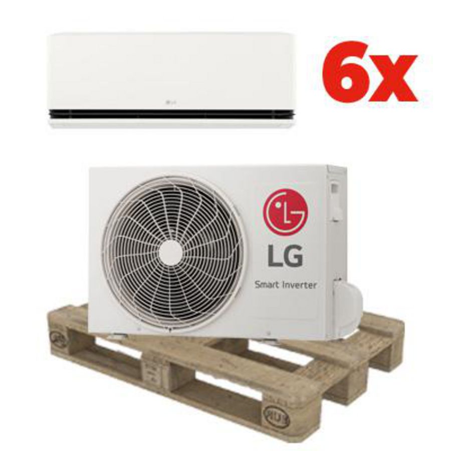 PROMO Pallet a 6st. LG AI Air Special 2.5kw airco set  (P09SND.NS0 + P09SND.U12A)