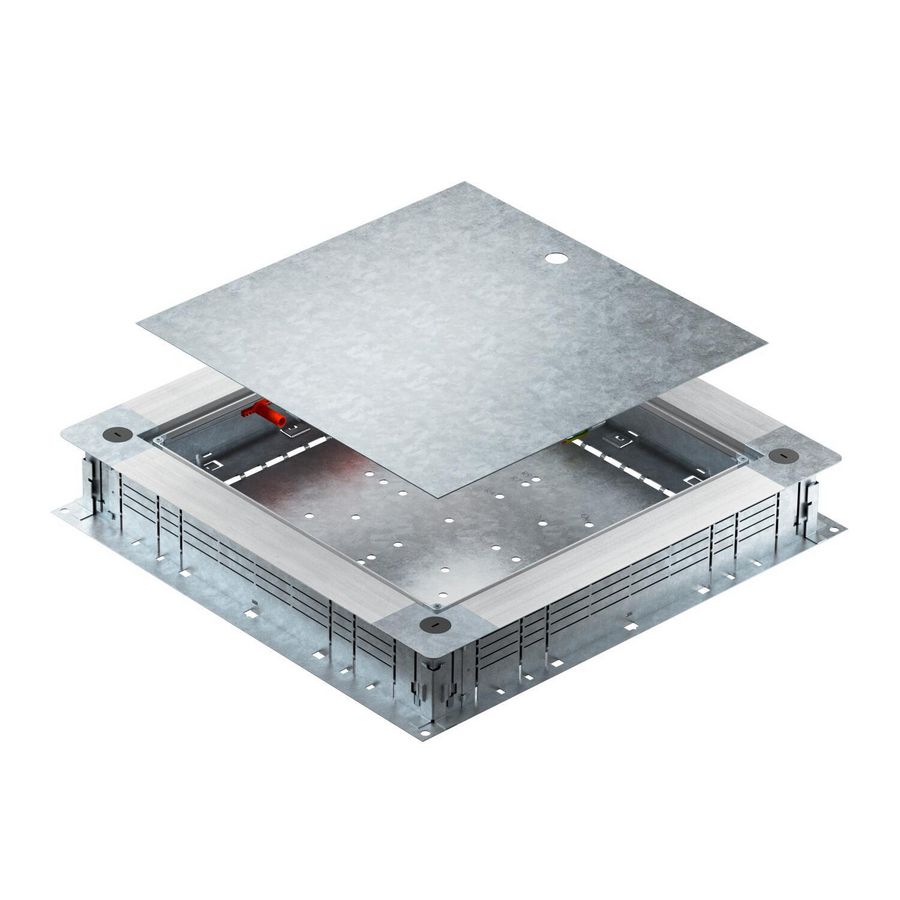 Trek- en aftakdoos voor dekvloerhoogte 80-160 mm 500x480x80