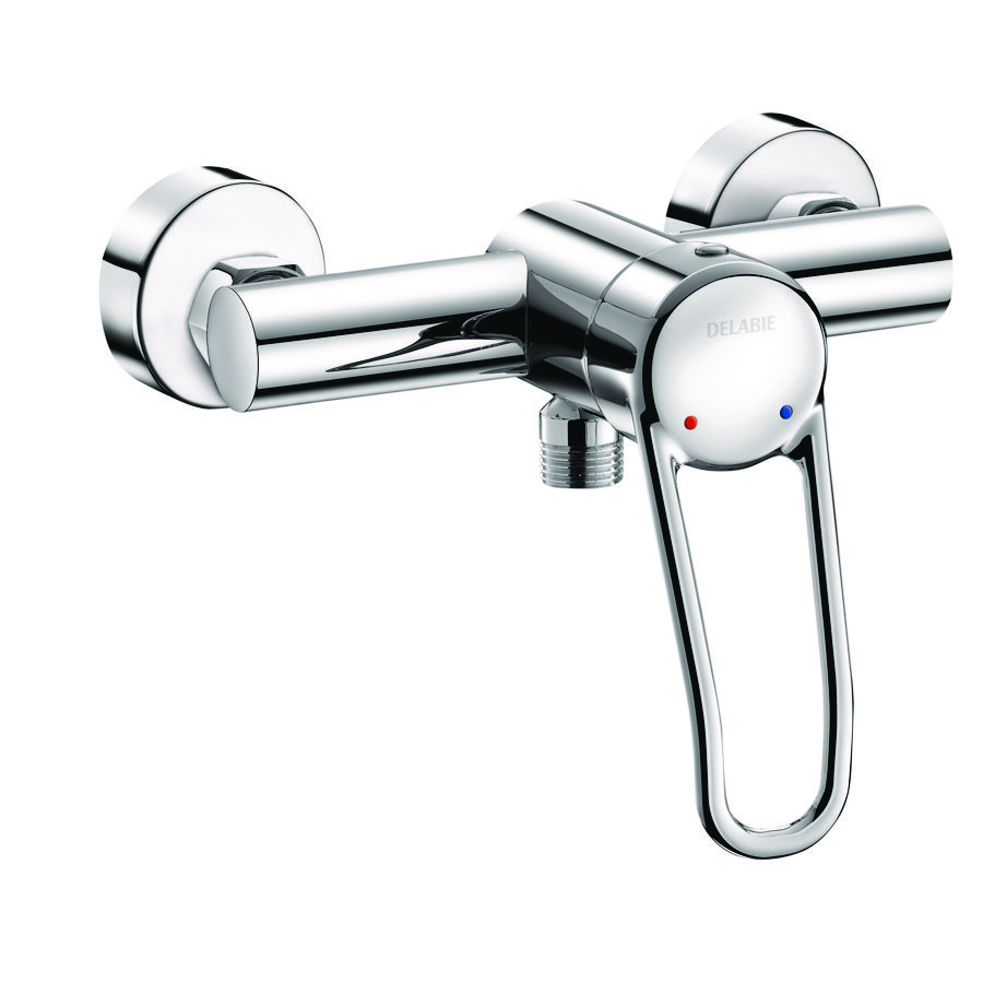 Douchemengkraan met open greep S-kop