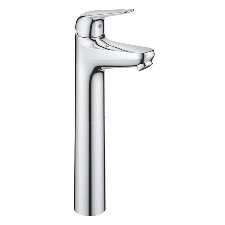 Euroeco Xl-Size highriser wastafelmengkraan chroom sprong 116mm (prof)