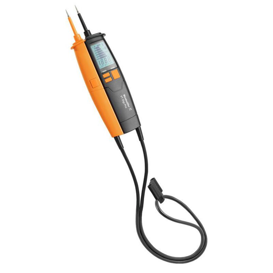 Spanningsmeter DC-spanningsmeetbereik: 1 - 1,500 V LCD digi.