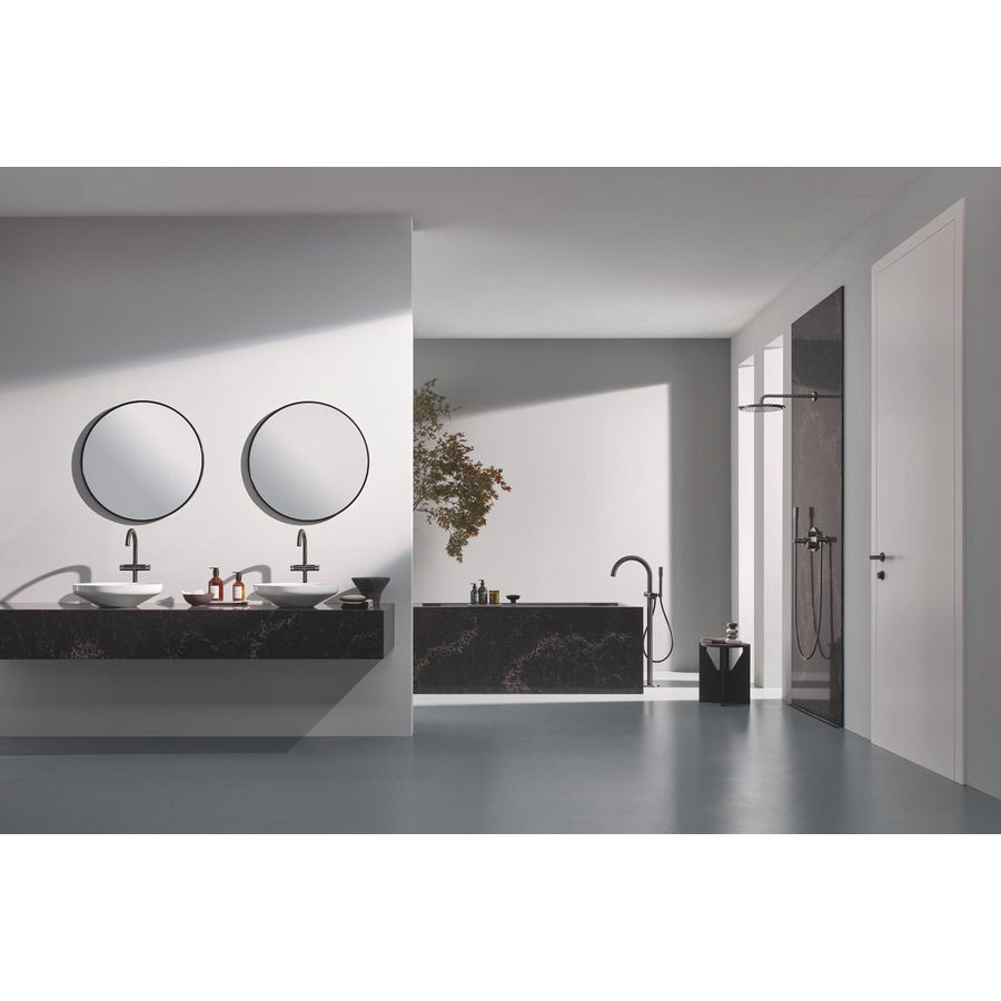 Atrio wastafelmengkraan XL-size hard graphite geborsteld (mat donker grijs) (Spa colors coll.)