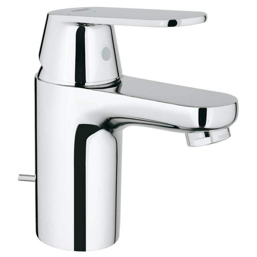 Eurosmart cosmopolitan wastafelmengkraan S-size sprong 92mm 1-hendel energy saving chroom incl. trekwaste 1.1/4"
